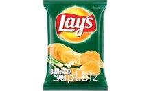 Чипсы Lay's зеленый лук, 70 гр., флоу-пак