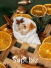 Ароматическая свеча Ракушка (аромат Пряный Глинтвейн)
