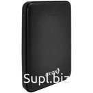 Внешний аккумулятор Oxion PowerBank UltraThin 10000mAh, Li-pol, покр. carbon, индикатор, черный