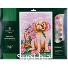 Картина по номерам Greenwich Line "Щенок" A3, с акриловыми красками, картон, европодвес