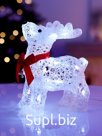 Фигура светодиодная «Олень», 20 см, 20 LED, 220 В, свечение белое