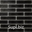 Керамогранит Brickstyle Strand черный 6x25 08С020