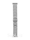 Ремешок для Apple Watch 38 40 41 мм, металлический, серебристый
