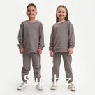 Костюм детский (свитшот, брюки) KAFTAN Basic line, размер 28 (86-92 см), серый