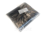 Трубочки для напитков черные Сибвуд 250 шт; п/э мешок