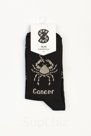 Носки SUPER SOCKS Рак, черный