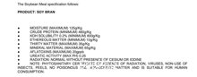 СПЕЦИАЛЬНОЕ ПРЕДЛОЖЕНИЕ ПО СОЕВОЙ МУКЕ 46% БЕЛКА (СПЕЦИФИКАЦИЯ НИЖЕ)