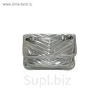 294-62 1366 Женская сумка кожаная Ludor Серебро