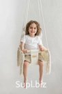 Hanging swing Sweet Bear. Color: vanilla cream. Article: 70804