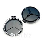 Колпачок в диск Мерседес Бенц черный черный глянец 71-74 мм 04152