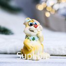 Фигура "Заяц в цветах" МИКС, 5х4х6см