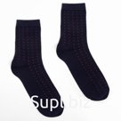 Носки мужские MINAKU «Красные точки», цвет синий, размер 40-41 (27 см)