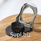 Яйцерезка Steel, 304 сталь, цвет хромированный, чёрный