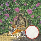 Животные 7405 Фактура сахара FS Флизелин (2,7*2,7) Разноцветный, Животные/Цветы Ortograf