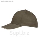Бейсболка BUFFALO, цвет хаки, бежевый