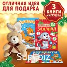 Подарочный набор «Новогодний подарок», 3 книги, игрушка