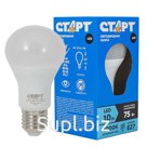 Лампа светодиодная Старт LED, серия "Стандарт" 10W40, тип А "груша", Е27,4000К,холодный свет, 30000ч