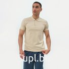 Футболка поло мужская MINAKU REGULAR FIT: бежевая, р-р 46