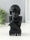 Статуэтка СВО "Воин", 9х19 см, графит
