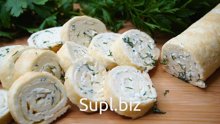 Рулет с зеленью