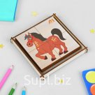 Пазлы мини «Домашние животные» Деревянные Игрушки