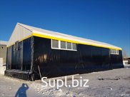 Тентoвый быстровозводимый ангaр, cклад 55м2