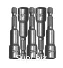 Биты для кровельных саморезов, 8x65мм, 5 шт, магнитные, CrV, Sturm!