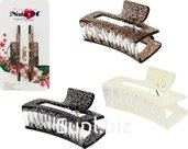 Hair Crab Rectangular Pattern Transparent, 9cm