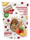 Гранола хрустящая Verestovo, без сахара, Персик Клюква Семена тыквы (300г)