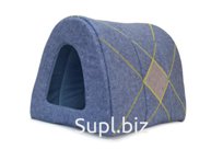 Уютный, практичный дом Туннель выполнен из прочной мебельной ткани синего цвета.Это позволит Вам легко почистить домик пылесосом, мягкой щёточкой или губкой. В…