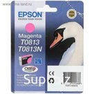 Картридж струйный Epson C13T11134A10 пурпурный для Epson R270/290/RX590