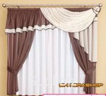 Шторы для кухни Адель