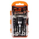 Отвертка с битами 1/4" 26pcs JF-90265

Материал бит: Хром-ванадий

Пластиковый кейс

Комплектация:

Биты Т10, Т15, Т20, Т25
Биты SL2, SL2.5, SL3, SL4, SL5, SL5…