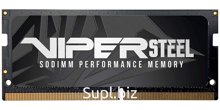 Оперативная память Patriot Memory SO-DIMM DDR4 8GB 3200MHz Viper Steel (PVS48G320C8S)