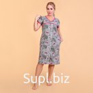 Халат домашний женский, зеленый, р-р 56