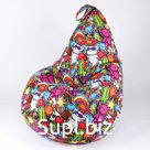 Бескаркасное кресло-груша (размеры XL и XXL)
