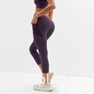 Легинсы спортивные женские MINAKU: SPORTLY, фиолетовые, размер 44