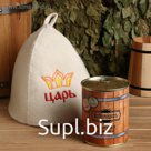 Шапка для бани в банке "Царь"