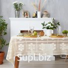 Скатерть «Этель. Ажур» Vintage collection, 85×85±5 см