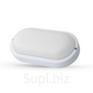 Ultraflash LBF-0408 C01 (Св-к LED влагозащищённый, 8 Вт, IP65, 220В, 4000К, овал)