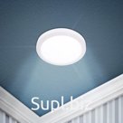 Светильник светодиодный LED круглый накладной LED 12W 220V 4000K, цвет белый