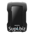 Жёсткий диск A-Data, USB 3.0, 1 TB, AHD330-1TU31-CBK, HD330, DashDrive, Durable, 2.5", чёрный