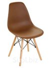 Стул в стиле EAMES DSW, коричневый, 4 шт