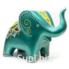 Green spotted elephant