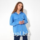 Рубашка женская MINAKU: Casual Collection, размер 42, голубой