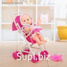 Пупс «Малыш в коляске», МИКС