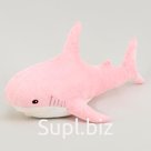 Мягкая игрушка «Акула», 100 см, цвет розовый