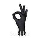 Перчатки mediOk нитриловые, черные (Black+), размер M, 100 шт. MIO Nails