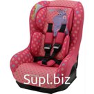 Автокресло 0-18кг Nania DRIVER ANIMALS HIPPO FUSHIA розовое