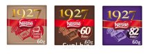 NESTLE 1927 Молочный и горький шоколад 60гр в ассортименте